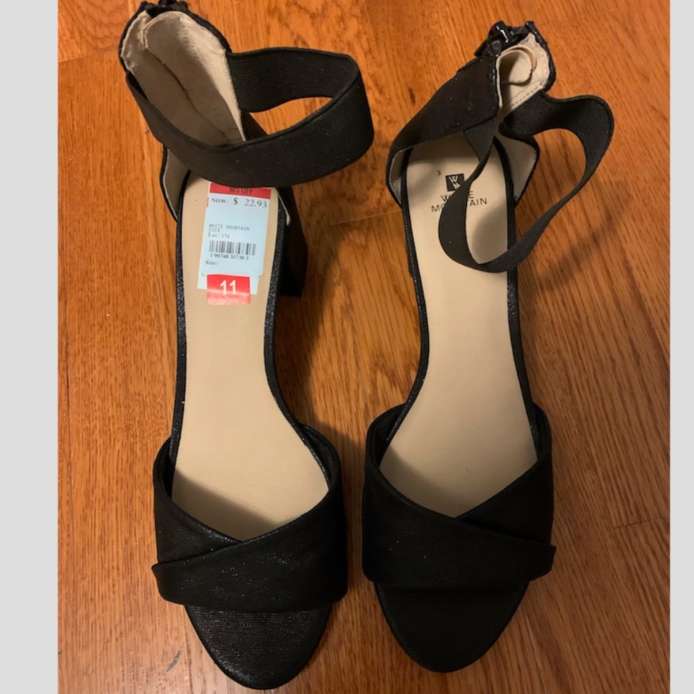 White Mountain Black Heels